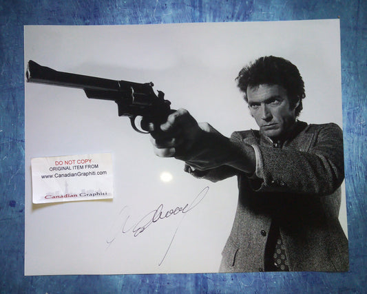 Clint Eastwood Hand Signed Autograph 11x14 Photo COA