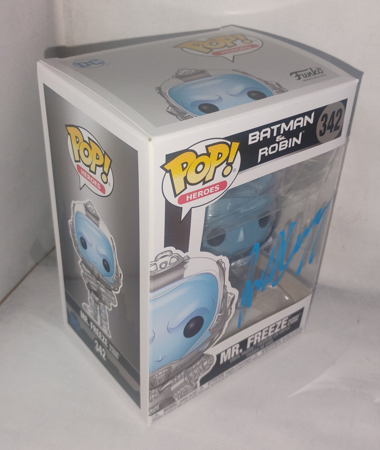 Arnold Schwarzenegger Hand Signed Autograph Mr Freeze Funko Pop COA Batman