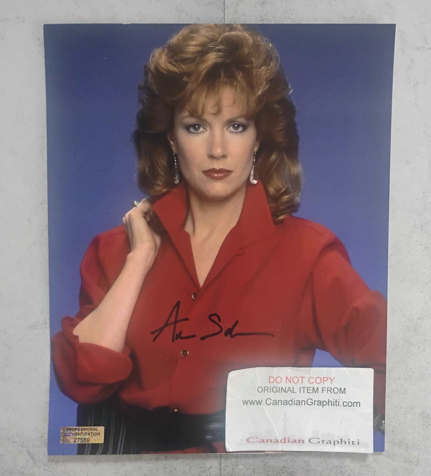 Anne Schedeen Hand Signed Autograph 8x10 Photo COA