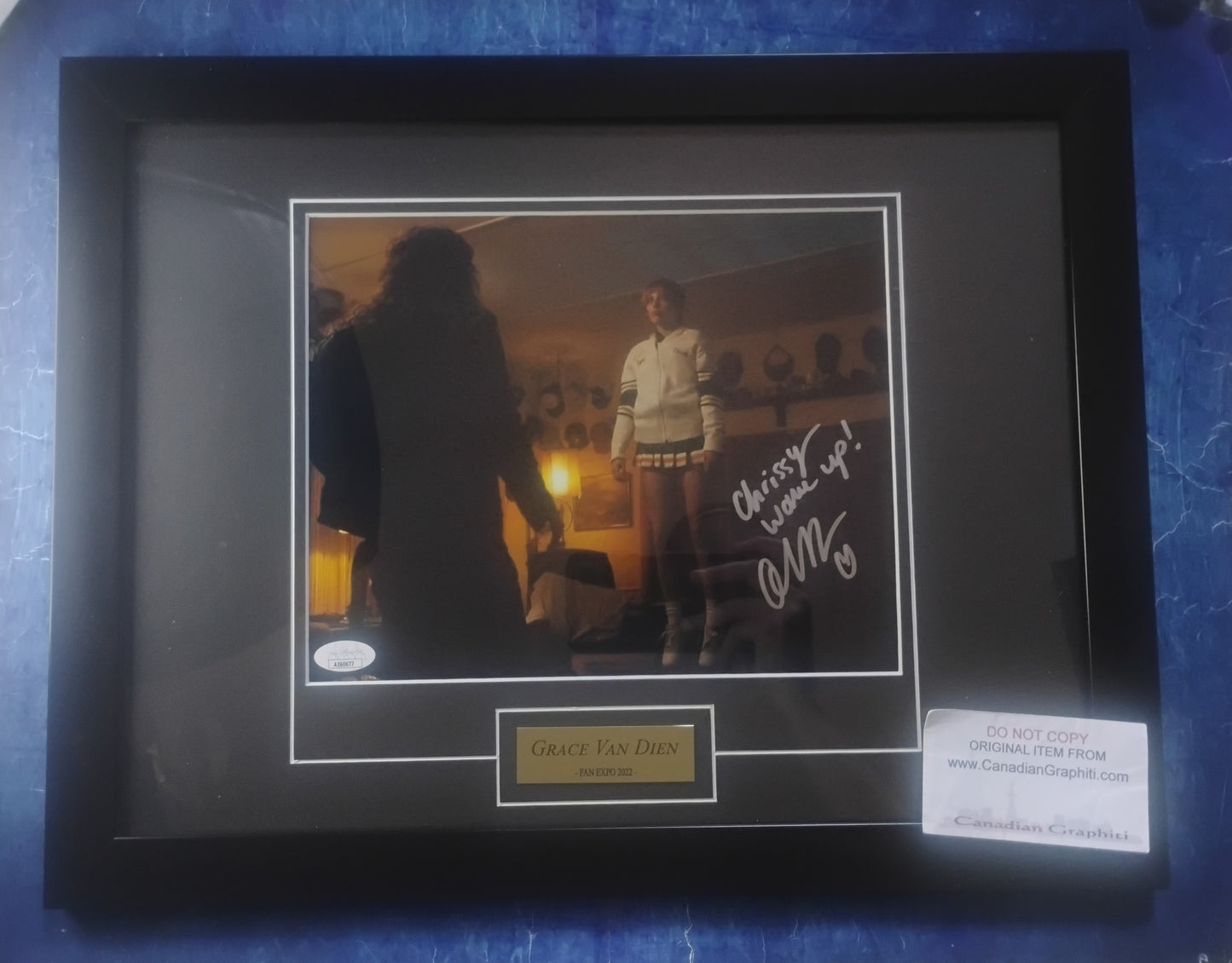 Grace Van Dien Hand Signed Autograph Photo Framed COA Stranger Things