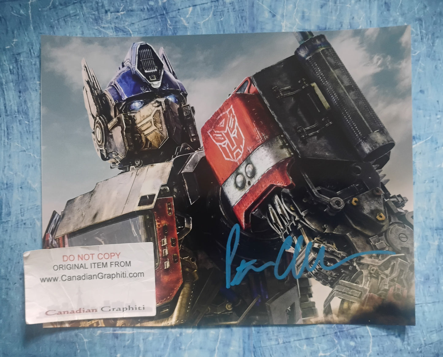 Peter Cullen Hand Signed Autograph 8x10 Photo COA Optimus Prime
