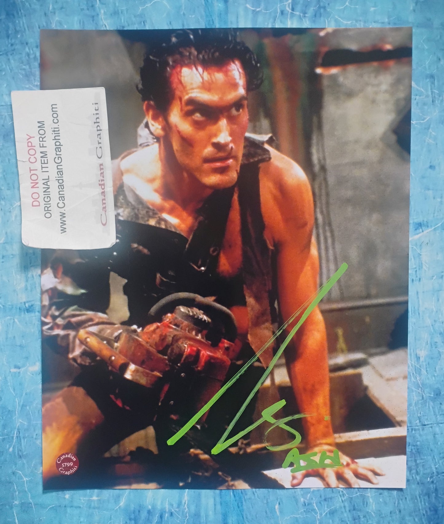 Bruce Campbell Hand Signed Autograph 8x10 Photo COA Evil Dead