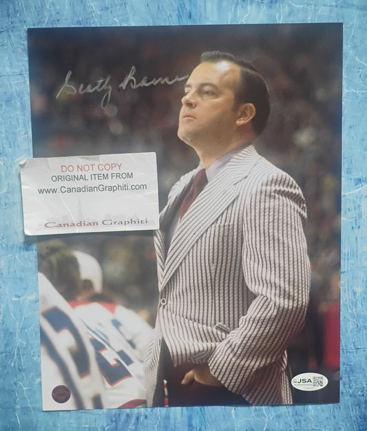 Scotty Bowman Hand Signed Autograph 8x10 Photo JSA COA