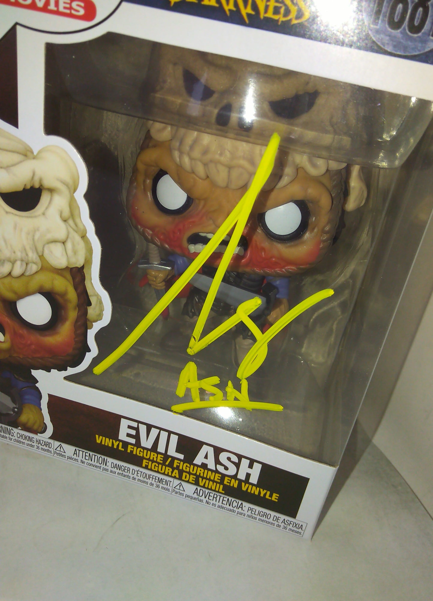 Bruce Campbell Hand Signed Autograph Evil Ash Funko Pop COA Army Of Darkness
