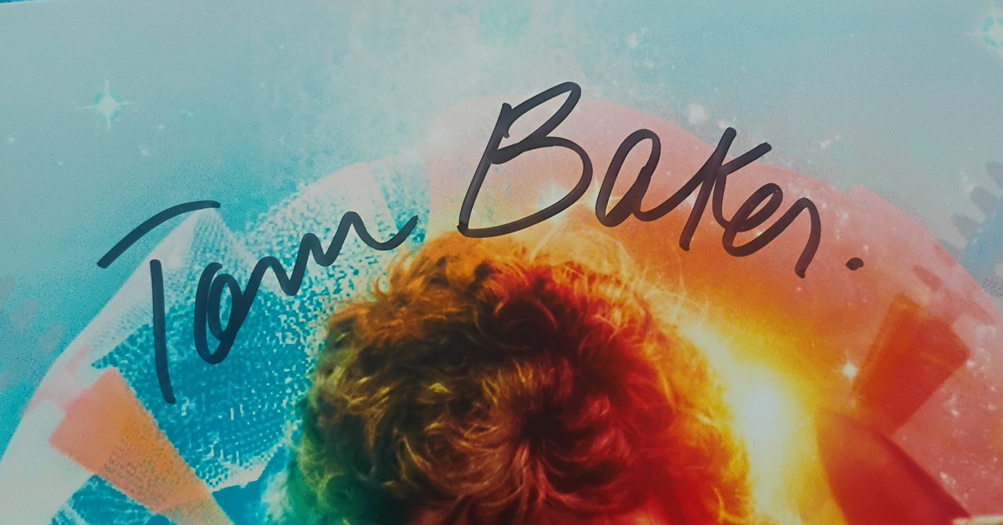 Tom Baker Hand Signed Autograph 8x10 Photo JSA COA Doctor Who