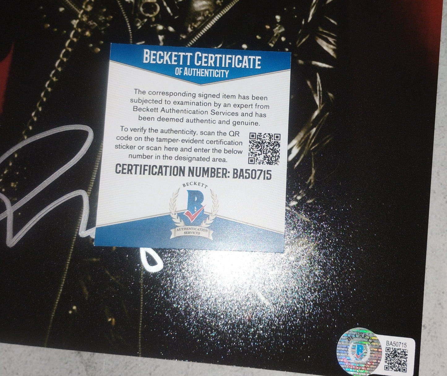 Rob Halford Hand Signed Autograph 8x10 Photo BAS COA Judas Priest