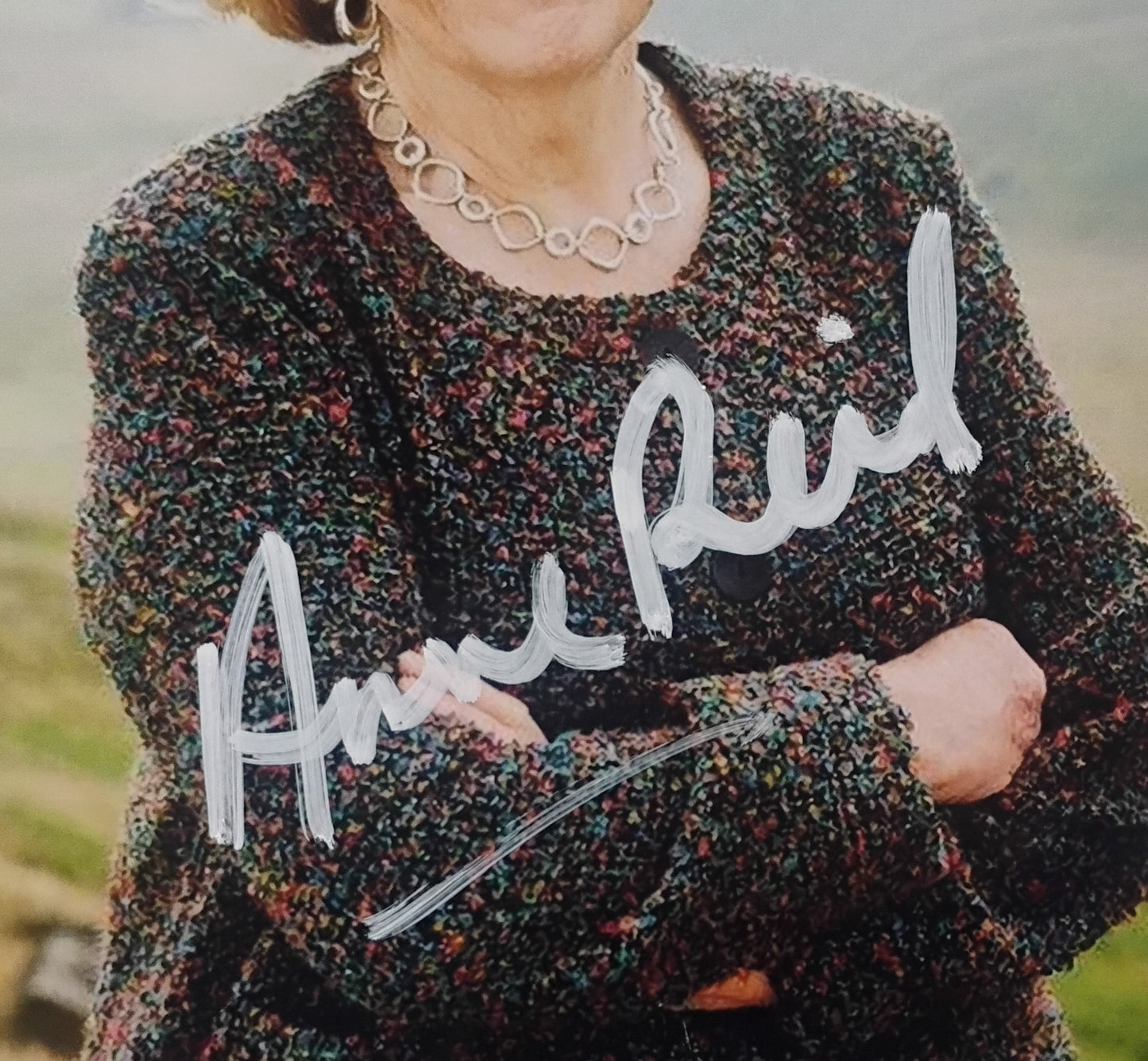 Anne Reid Hand Signed Autograph Photo COA