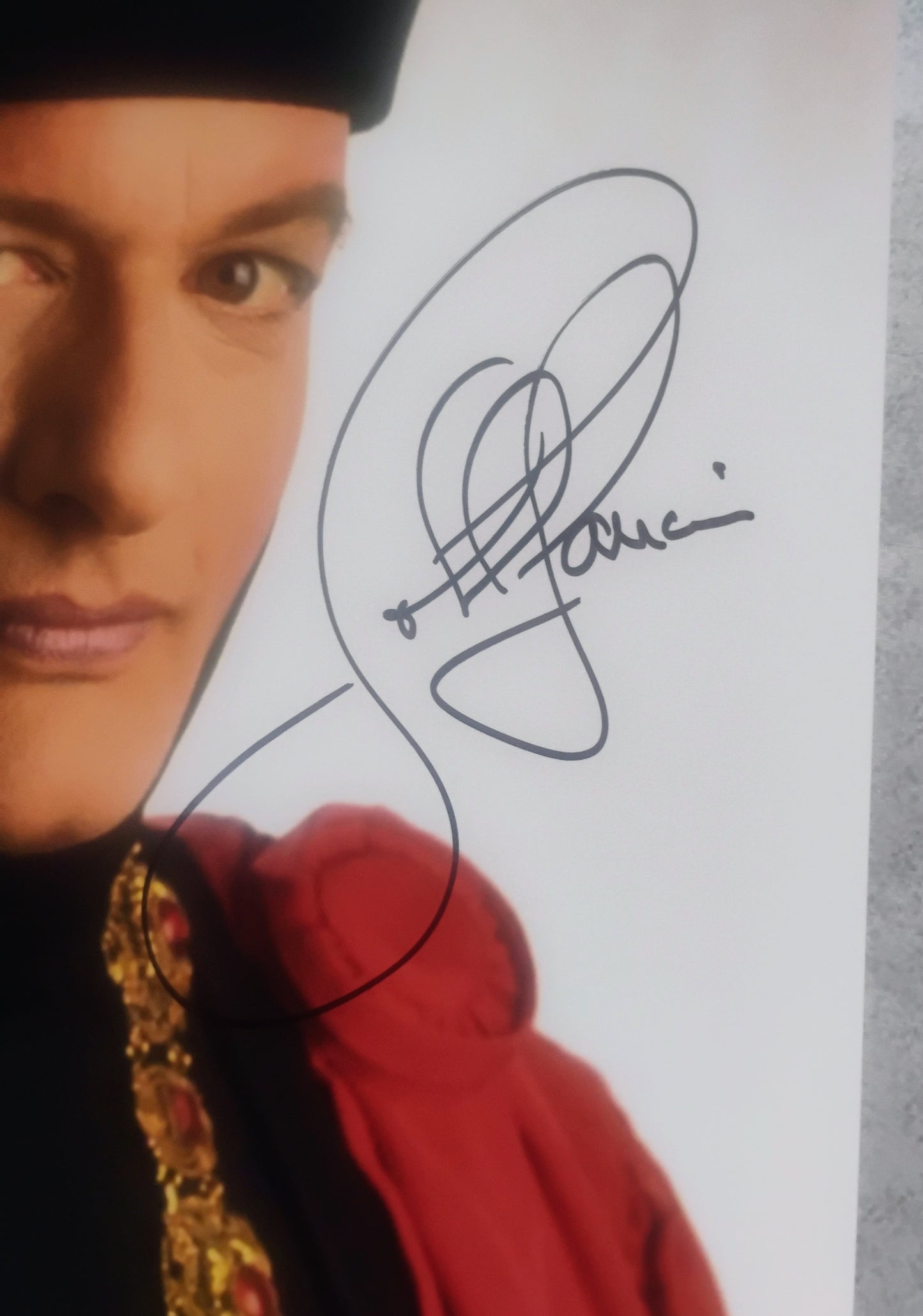 John De Lancie Hand Signed Autograph 8x10 Photo COA Star Trek
