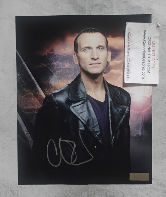 Christopher Eccleston Hand Signed Autograph 8x10 Photo COA Doctor Who