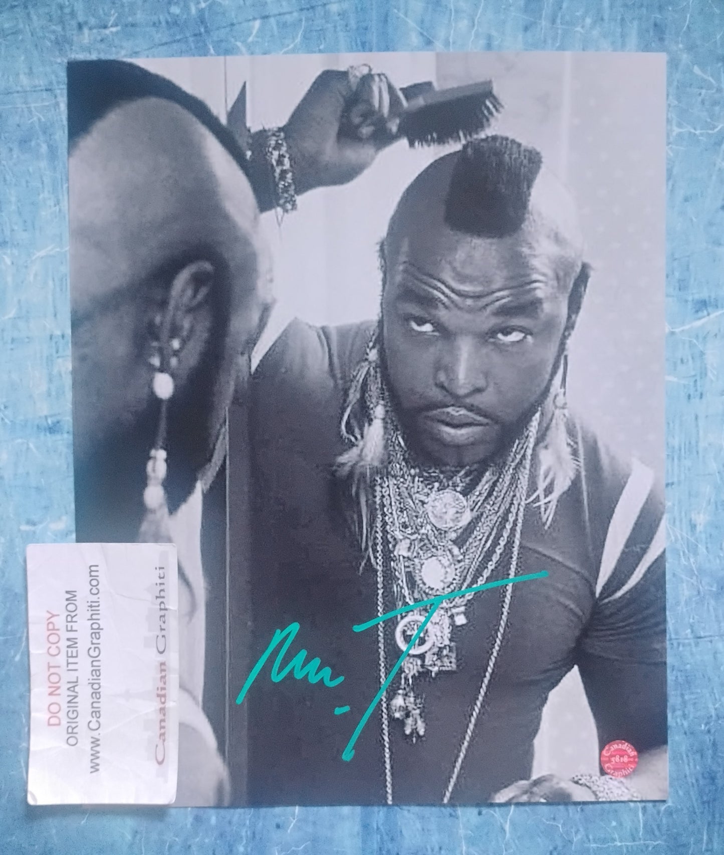 Mr T Hand Signed Autograph 8x10 Photo COA