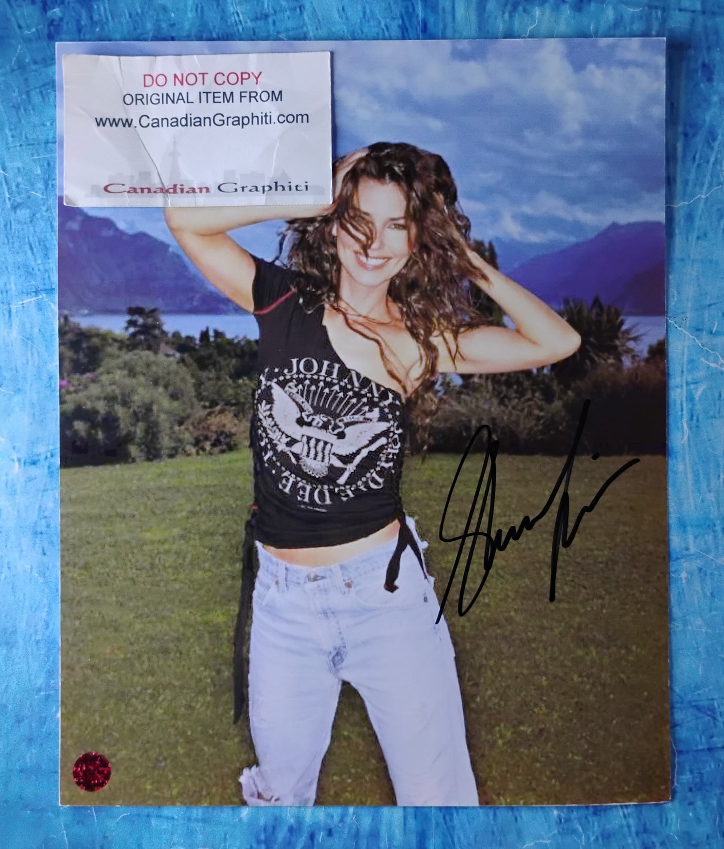 Shania Twain Hand Signed Autograph 8x10 Photo COA