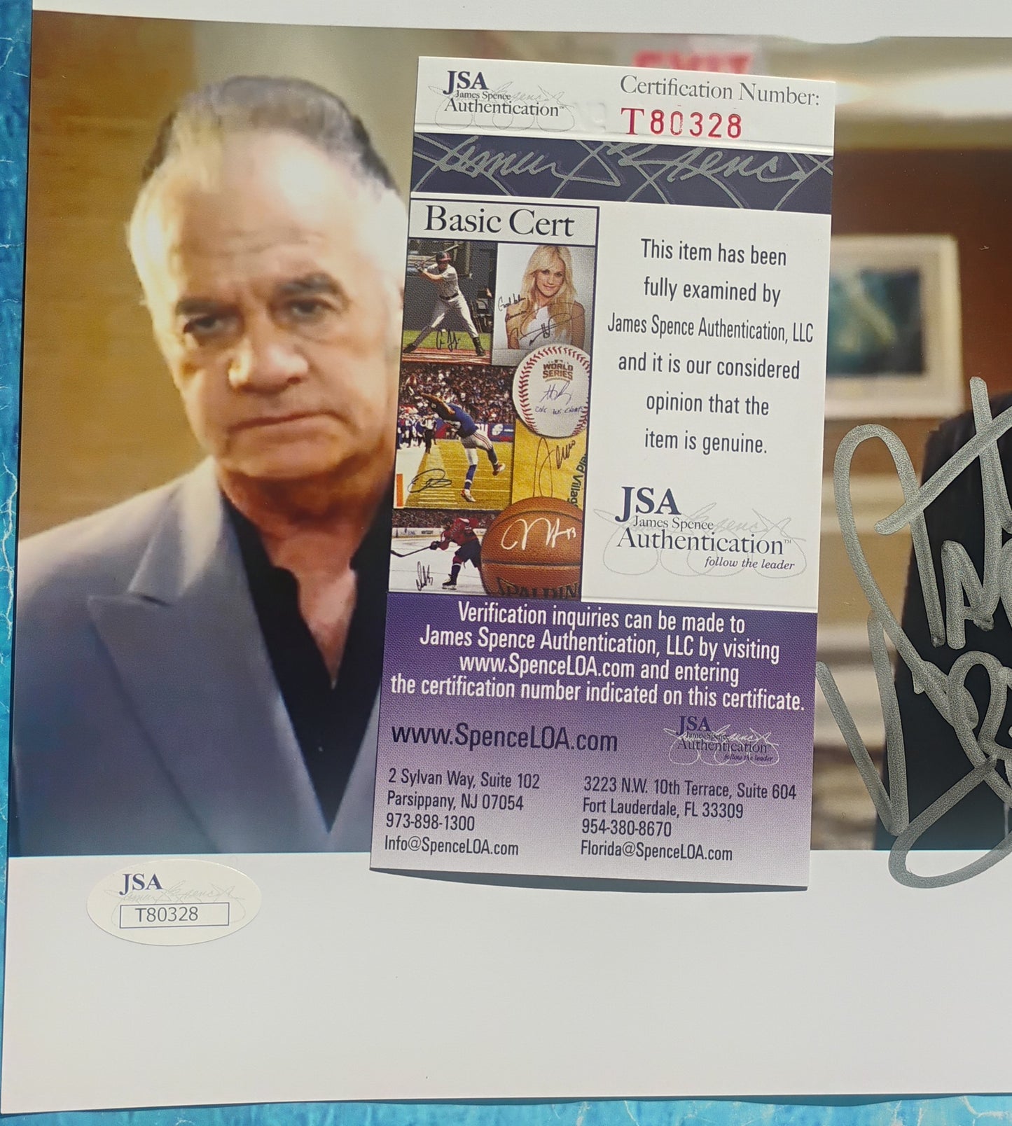 Vincent Pastore Hand Signed Autograph 8x10 Photo JSA COA The Sopranos