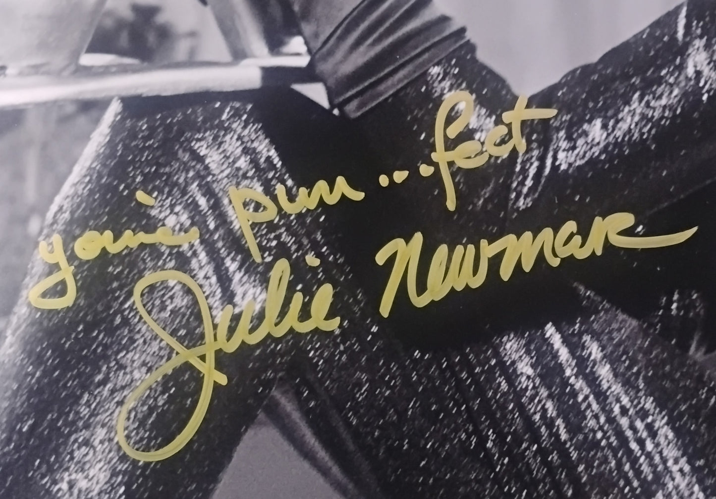 Julie Newmar Hand Signed Autograph 11x14 Photo COA Catwoman