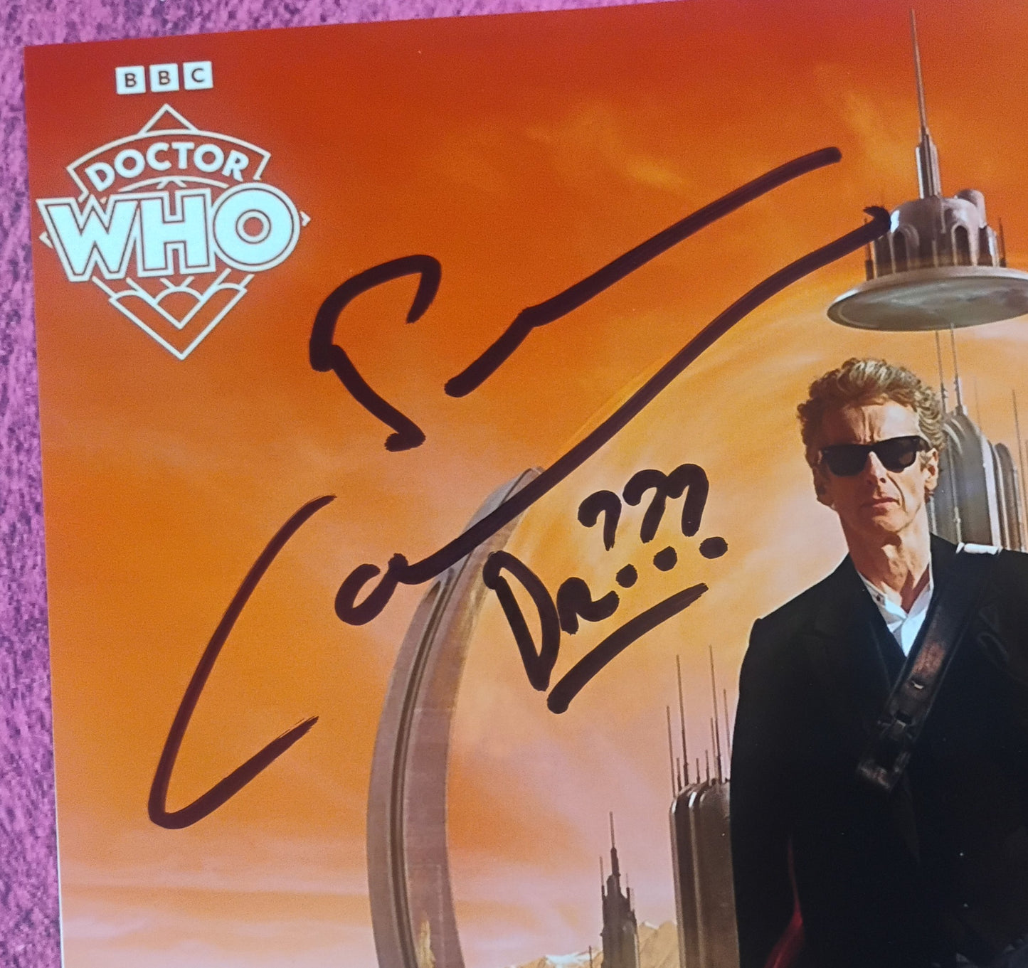 Peter Capaldi Hand Signed Autograph 8x10 Photo COA Doctor Who