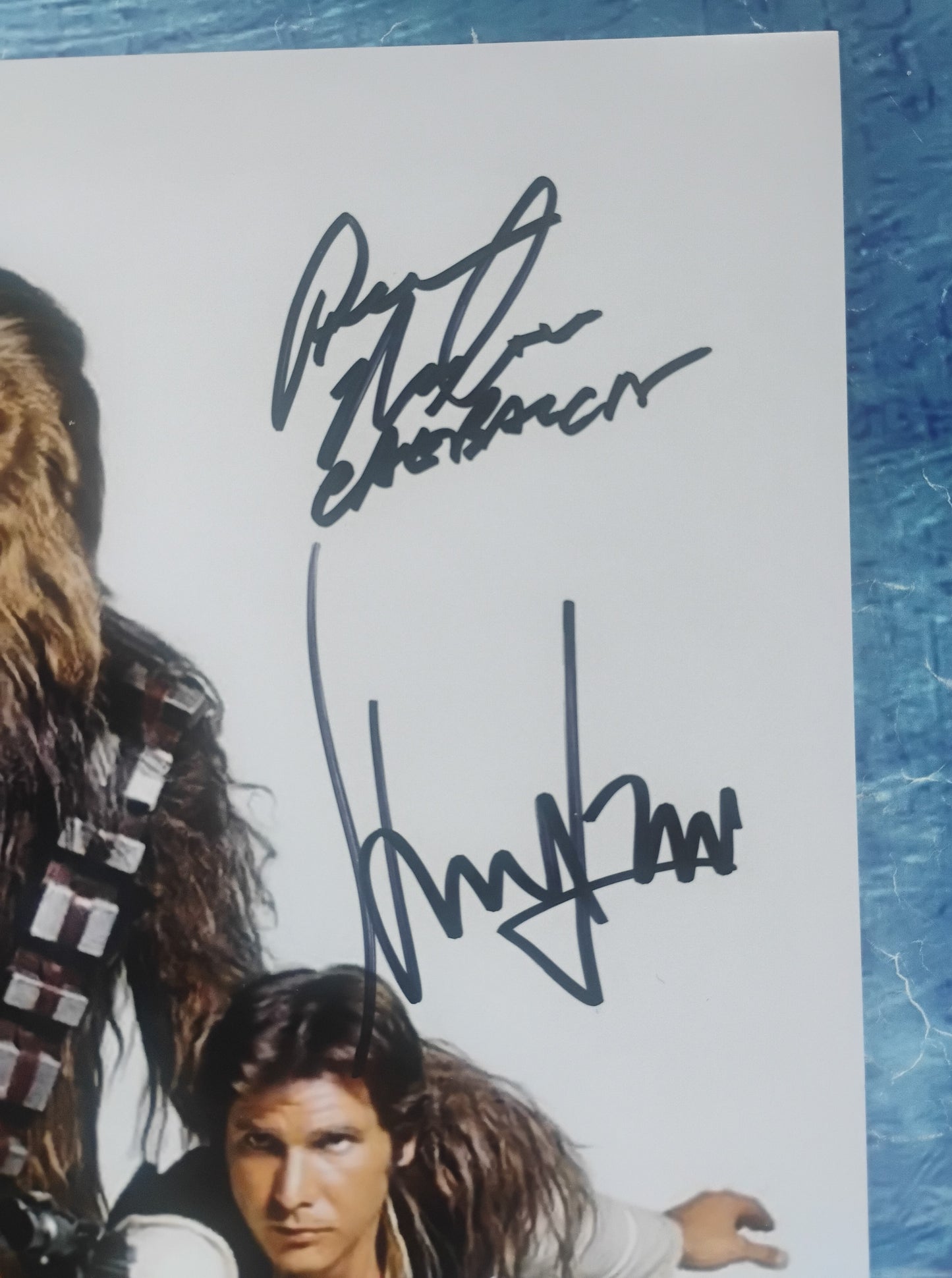 Star Wars Hand Signed Autograph 11x14 Photo COA Mark Hamill, Carrie Fisher, Harrison Ford & Peter Mayhew