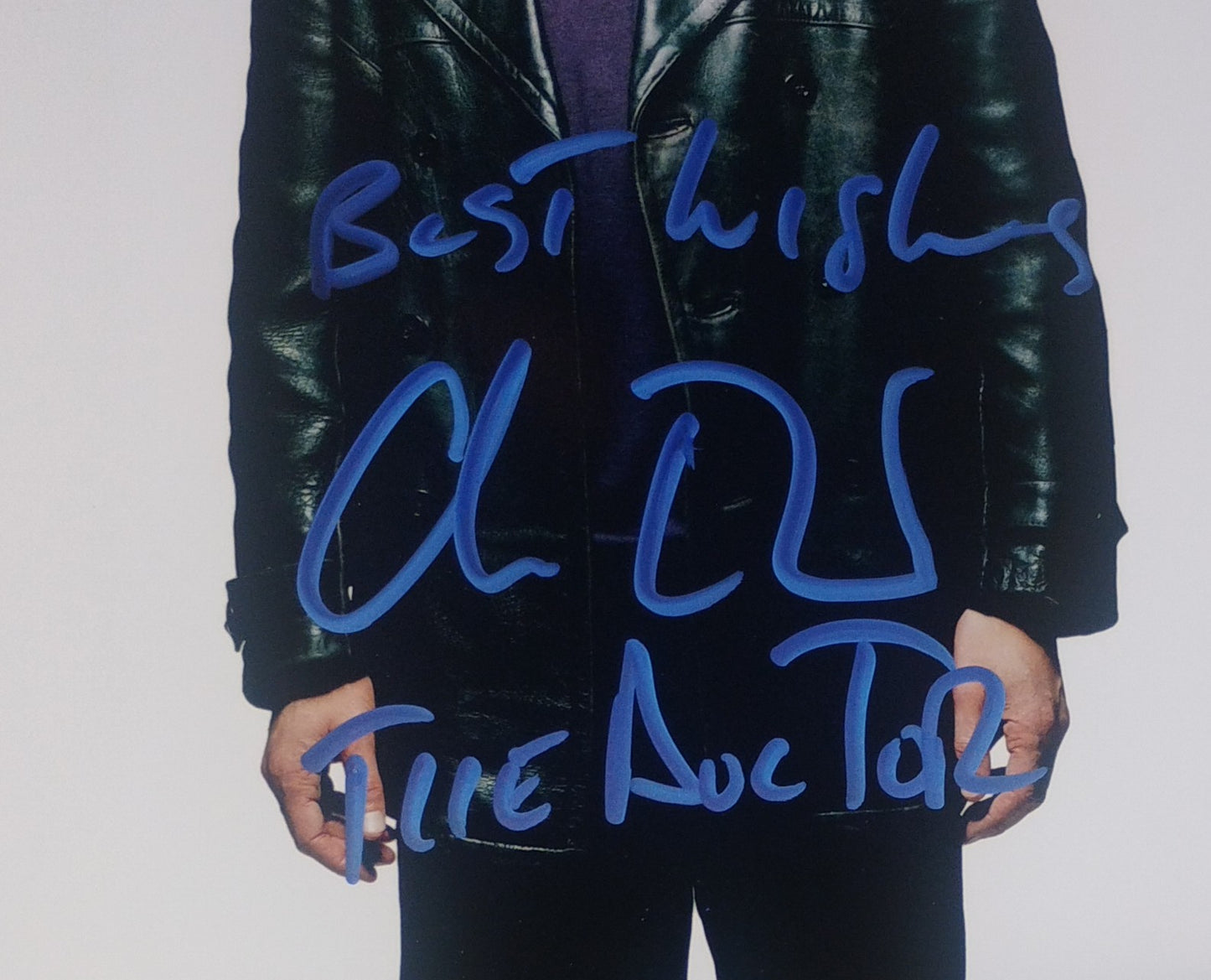 Christopher Eccleston Hand Signed Autograph 8x10 Photo COA Doctor Who