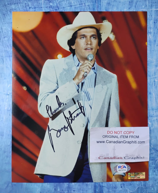 George Strait Hand Signed Autograph 8x10 Photo PSA COA