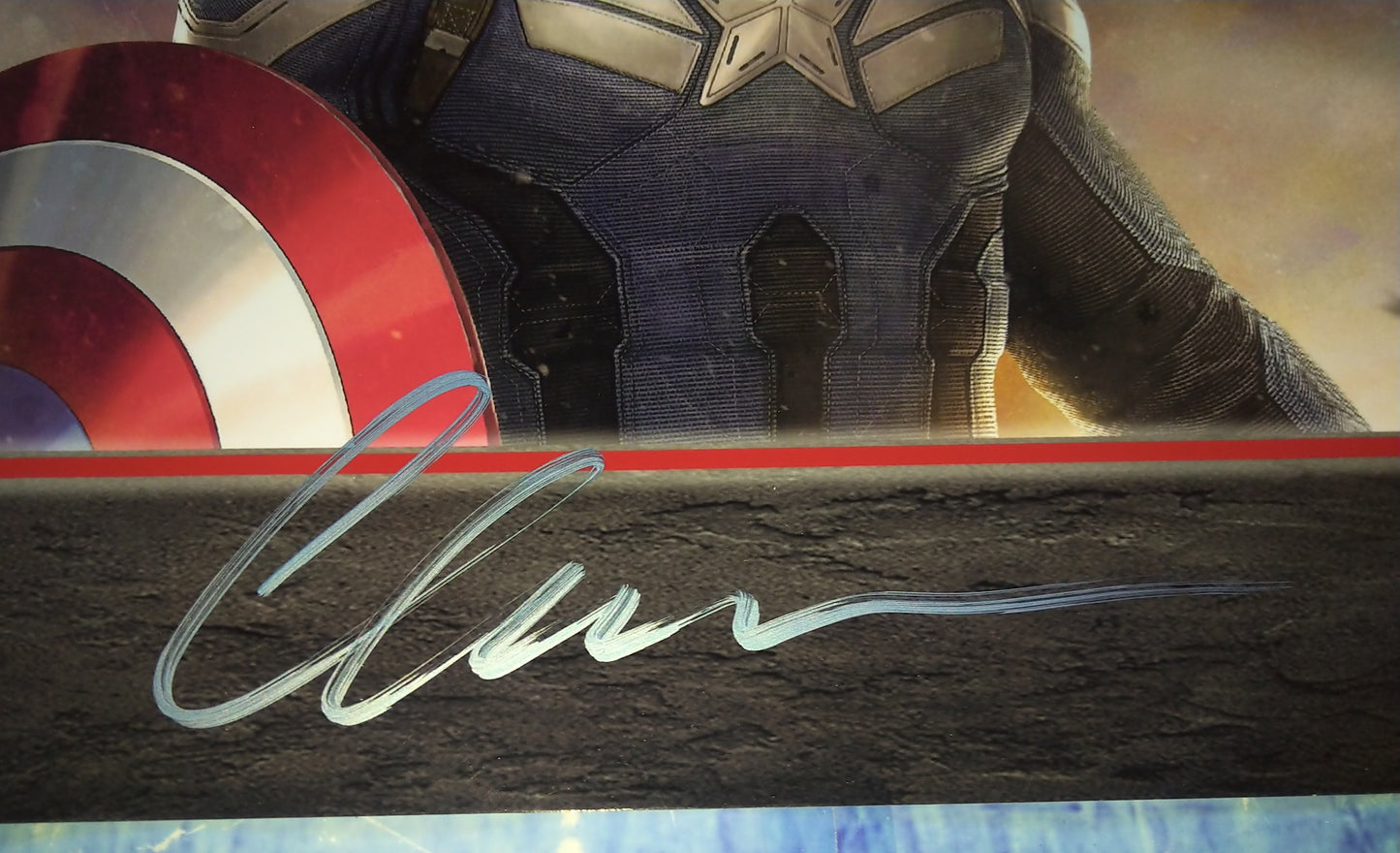 Chris Evans Hand Signed Autograph 8x10 Photo COA Captain America