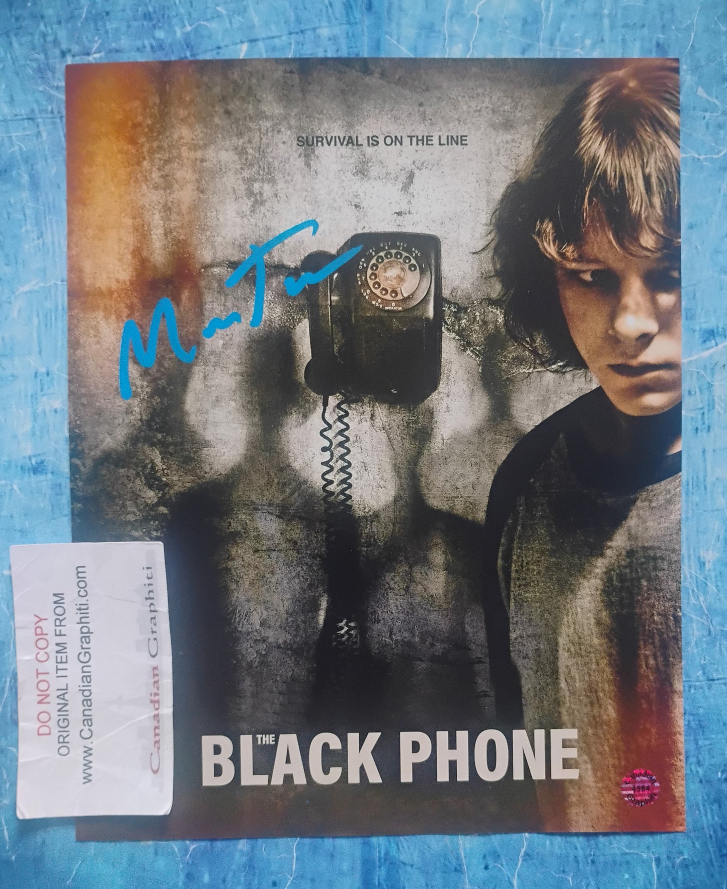 Mason Thames Hand Signed Autograph 8x10 Photo OPix COA The Black Phone