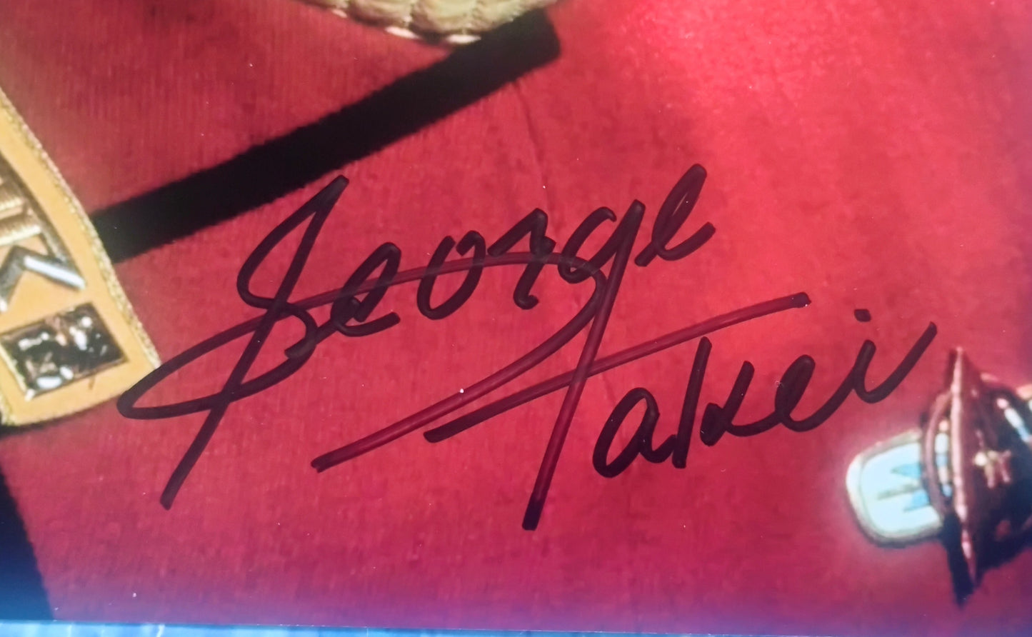 George Takei Hand Signed Autograph 8x10 Photo COA Star Trek
