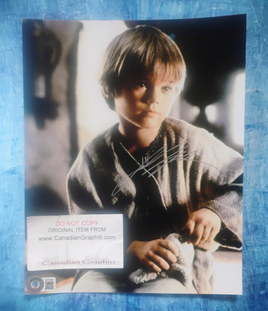 Jake Lloyd Hand Signed Autograph 8x10 Photo BAS COA Star Wars