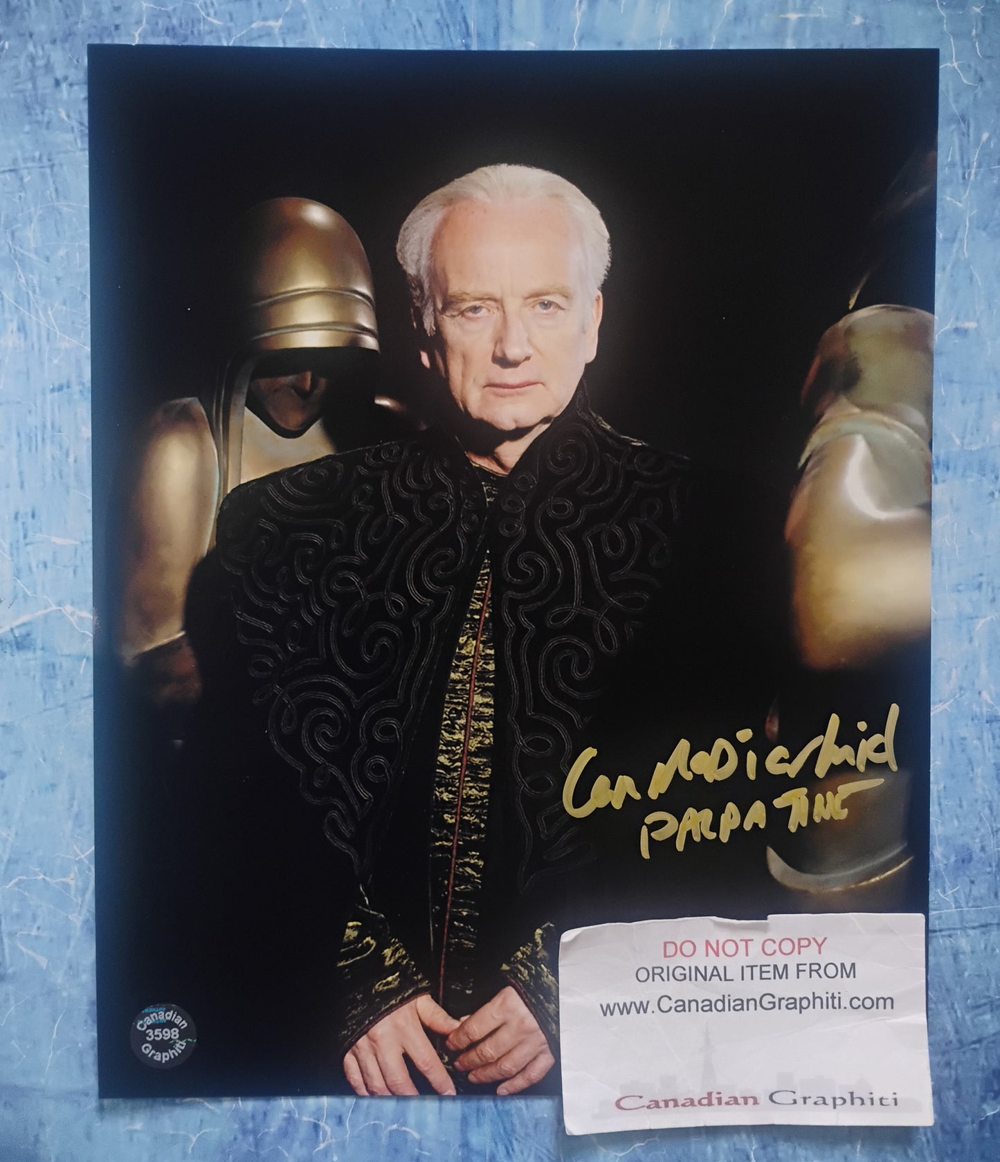 Ian McDiarmid Hand Signed Autograph 8x10 Photo COA Star Wars