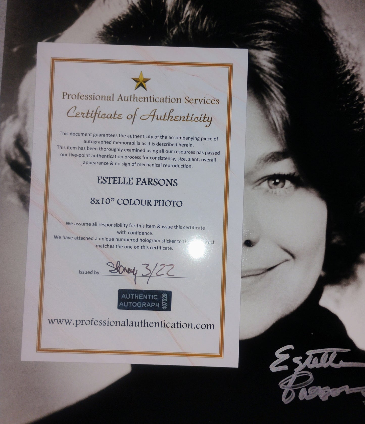 Estelle Parsons Hand Signed Autograph 8x10 Photo COA