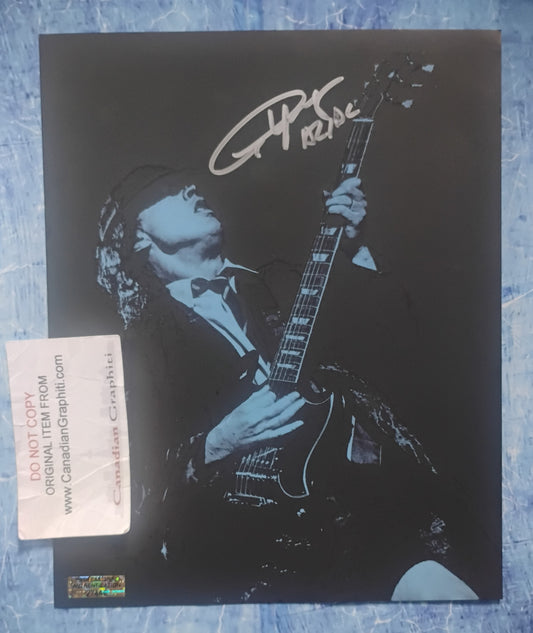 Angus Young AC/DC Hand Signed Autograph 8x10 Photo COA