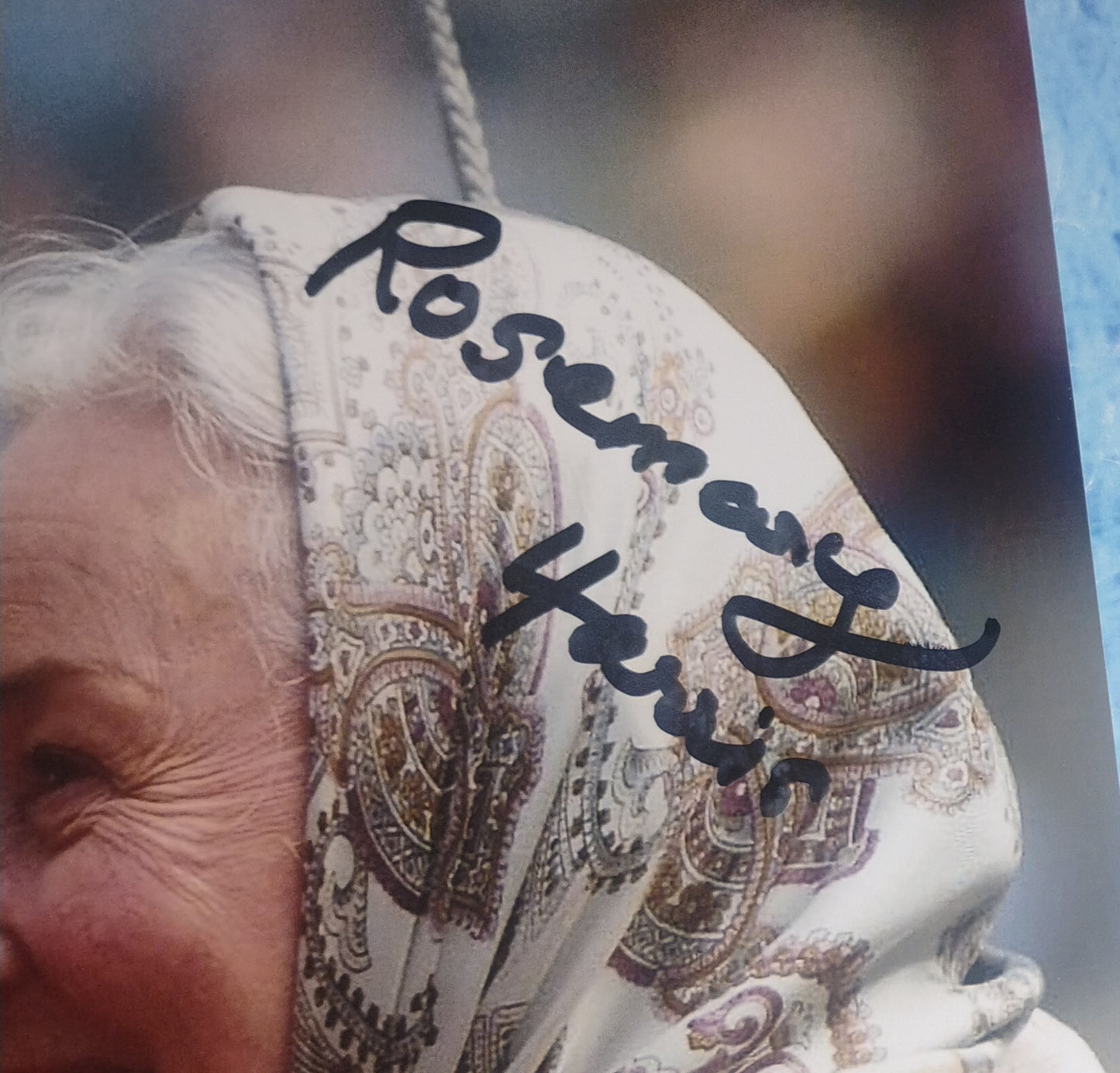 Rosemary Harris Hand Signed Autograph 8x10 Photo JSA COA Spider-man