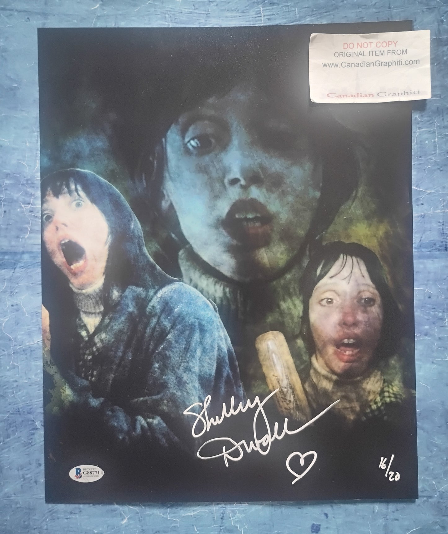 Shelley Duvall Hand Signed Autograph 11x14 Photo BAS COA The Shining