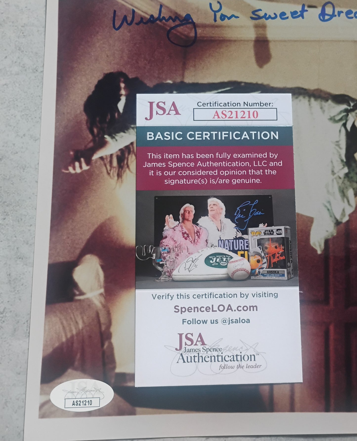 Linda Blair Hand Signed Autograph 8x10 Photo JSA COA Exorcist