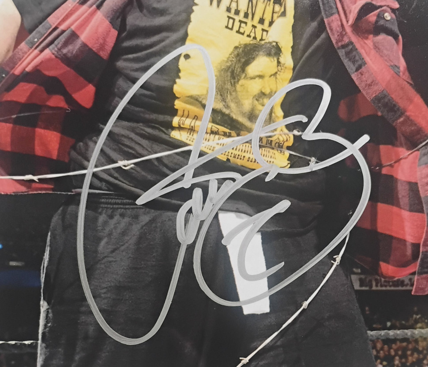 Mick Foley Hand Signed Autograph 8x10 Photo JSA COA Cactus Jack