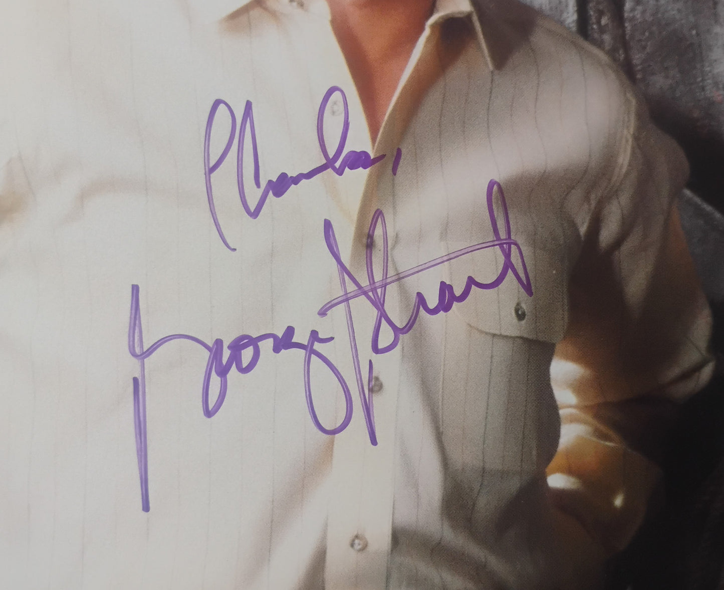 George Strait Hand Signed Autograph 8x10 Photo PSA COA