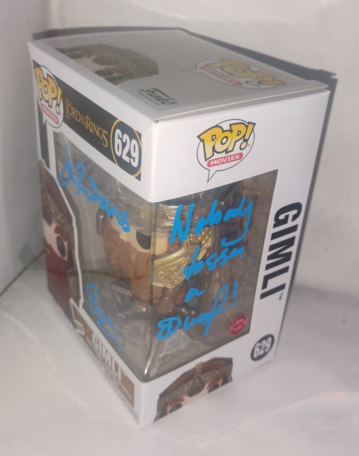 John Rhys-Davies Hand Signed Autograph Lord Of The Rings Funko Pop OPix COA