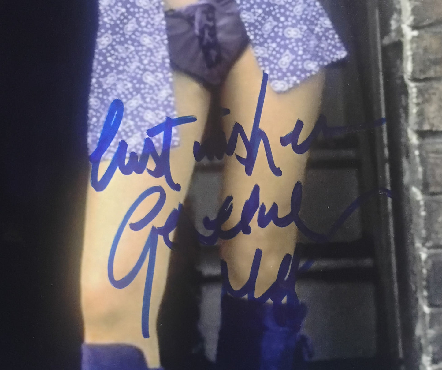 Michael Caine & Geraldine Moffat Hand Signed Autograph 8x10 Photo COA Get Carter