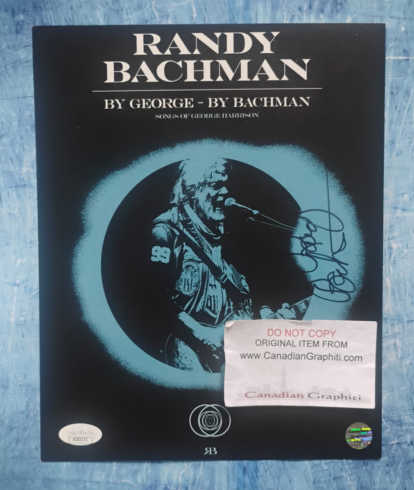 Randy Bachman Hand Signed Autograph 8x10 Photo JSA COA The Guess Who