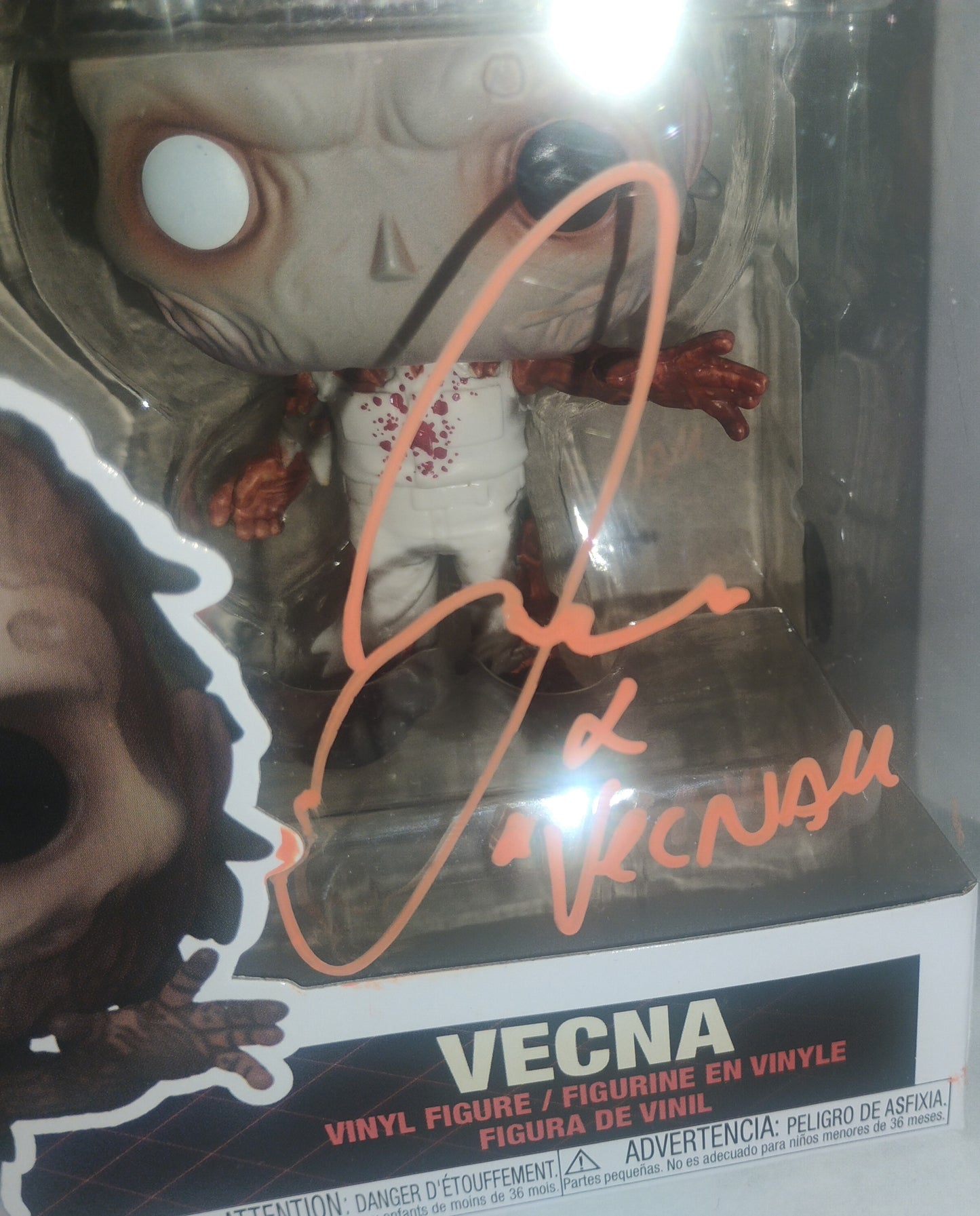 Jamie Campbell Bower Hand Signed Autograph Stranger Things Vecna Funko Pop COA