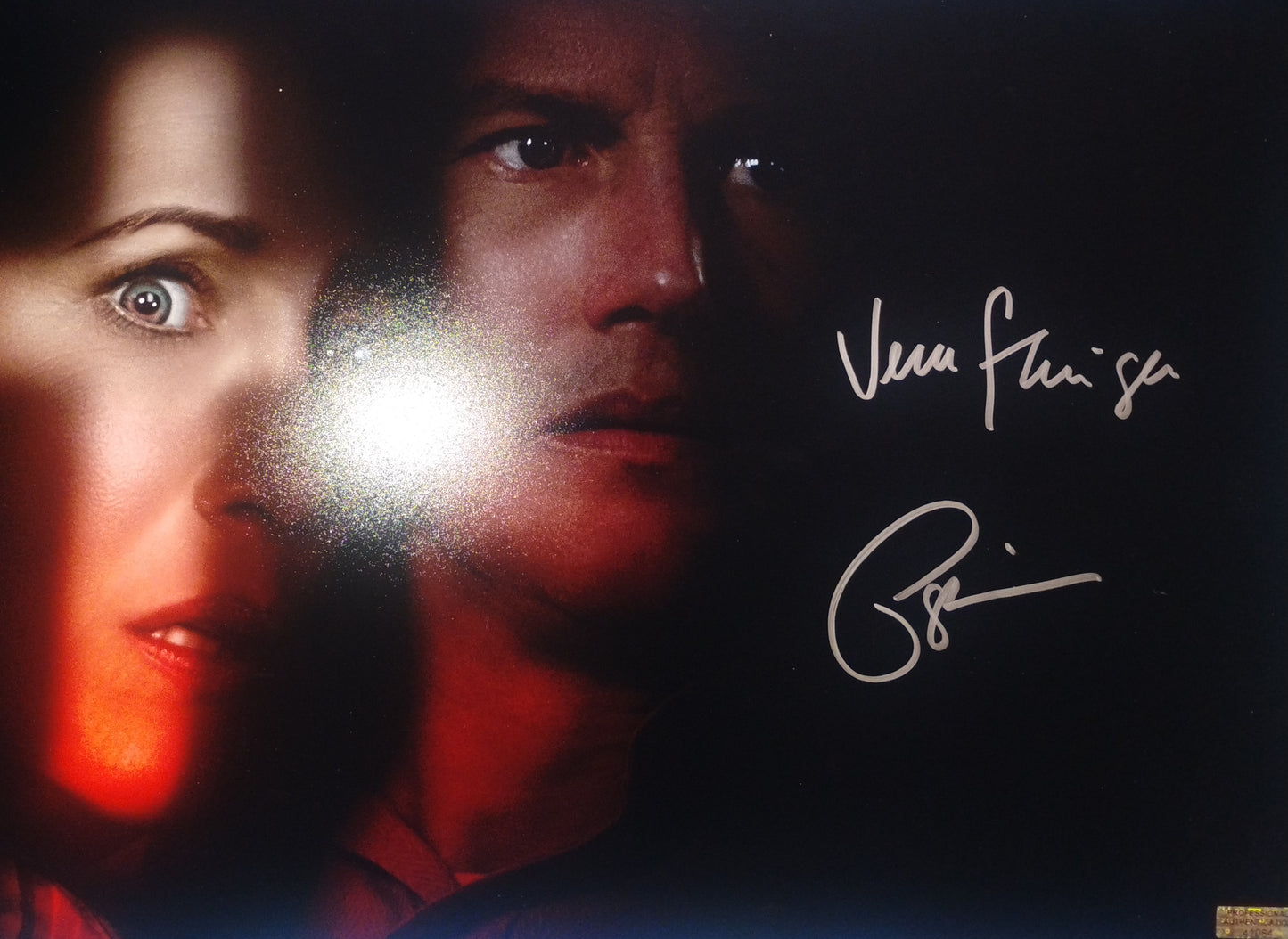 Vera Farmiga & Patrick Wilson Hand Signed Autograph 12x18 Photo COA The Conjuring