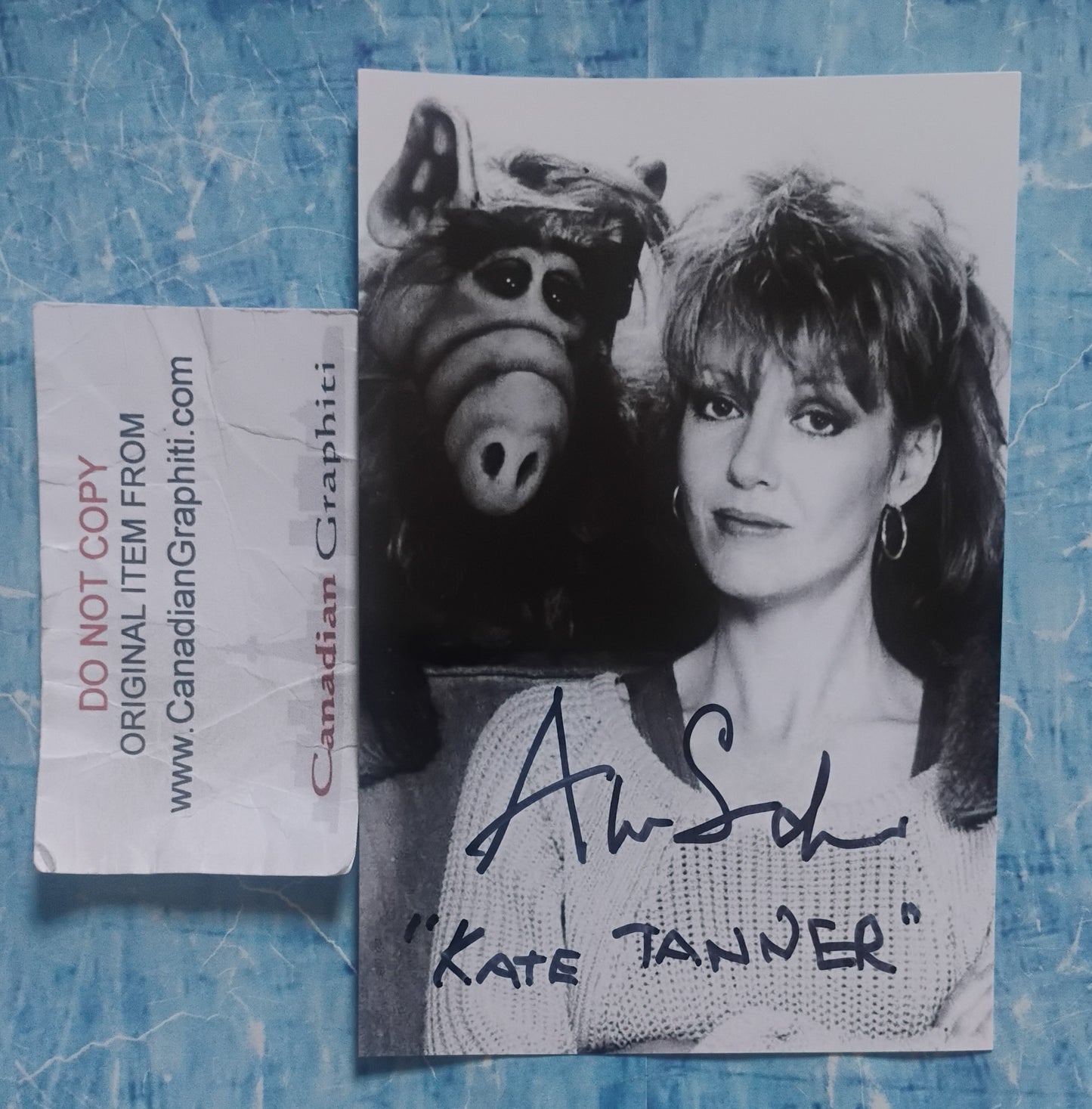 Anne Schedeen Hand Signed Autograph Photo COA Alf