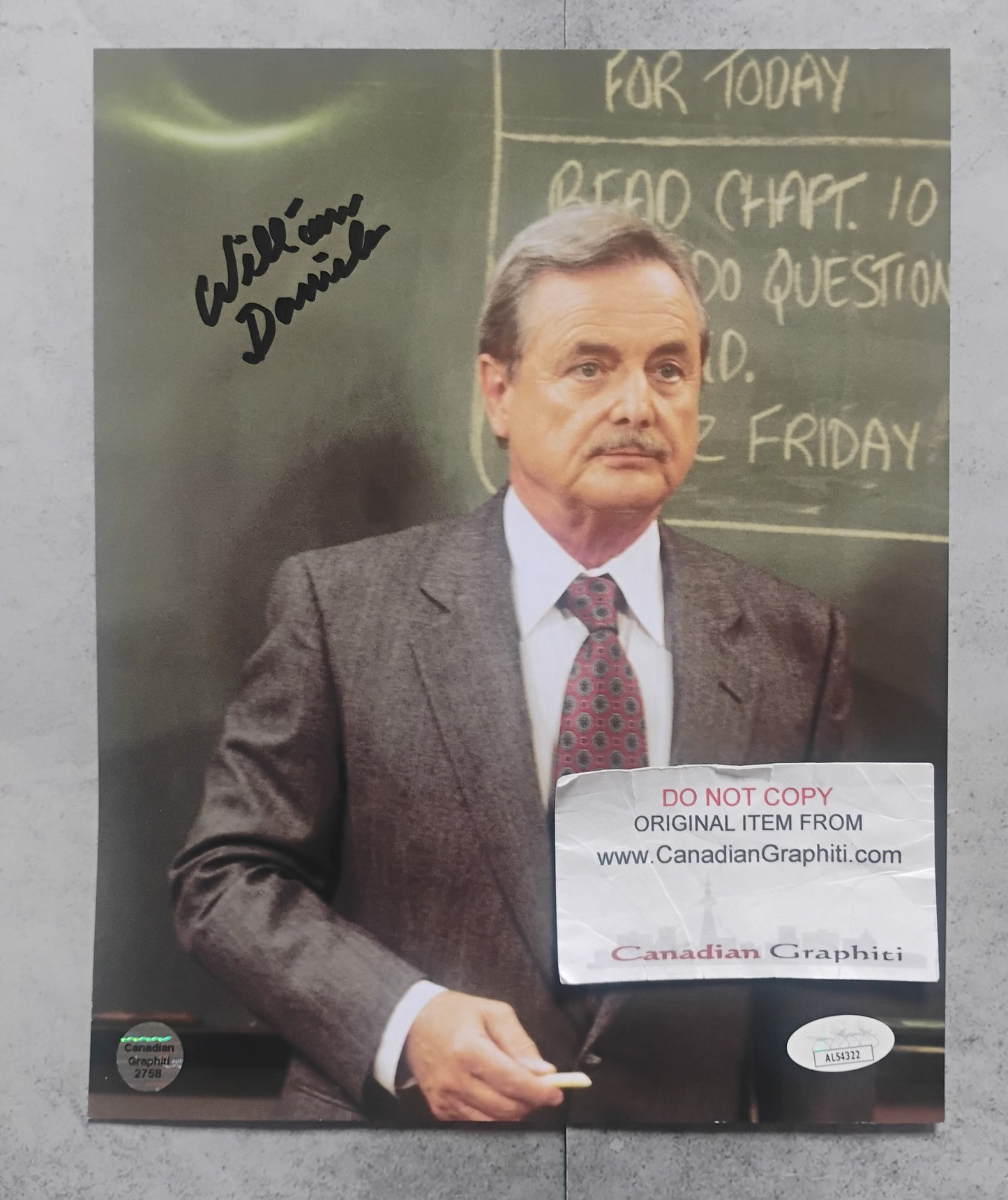 William Daniels Hand Signed Autograph 8x10 Photo JSA COA Boy Meets World