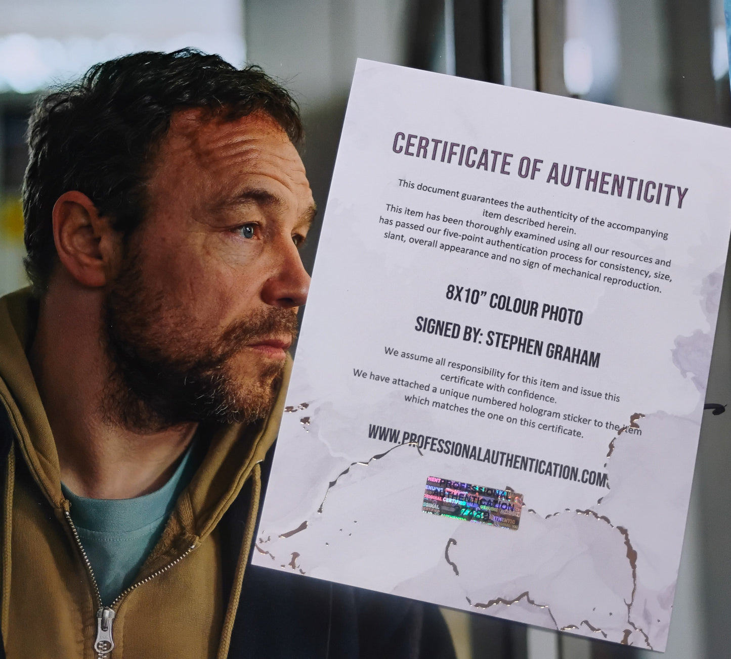 Stephen Graham Hand Signed Autograph 8x10 Photo COA