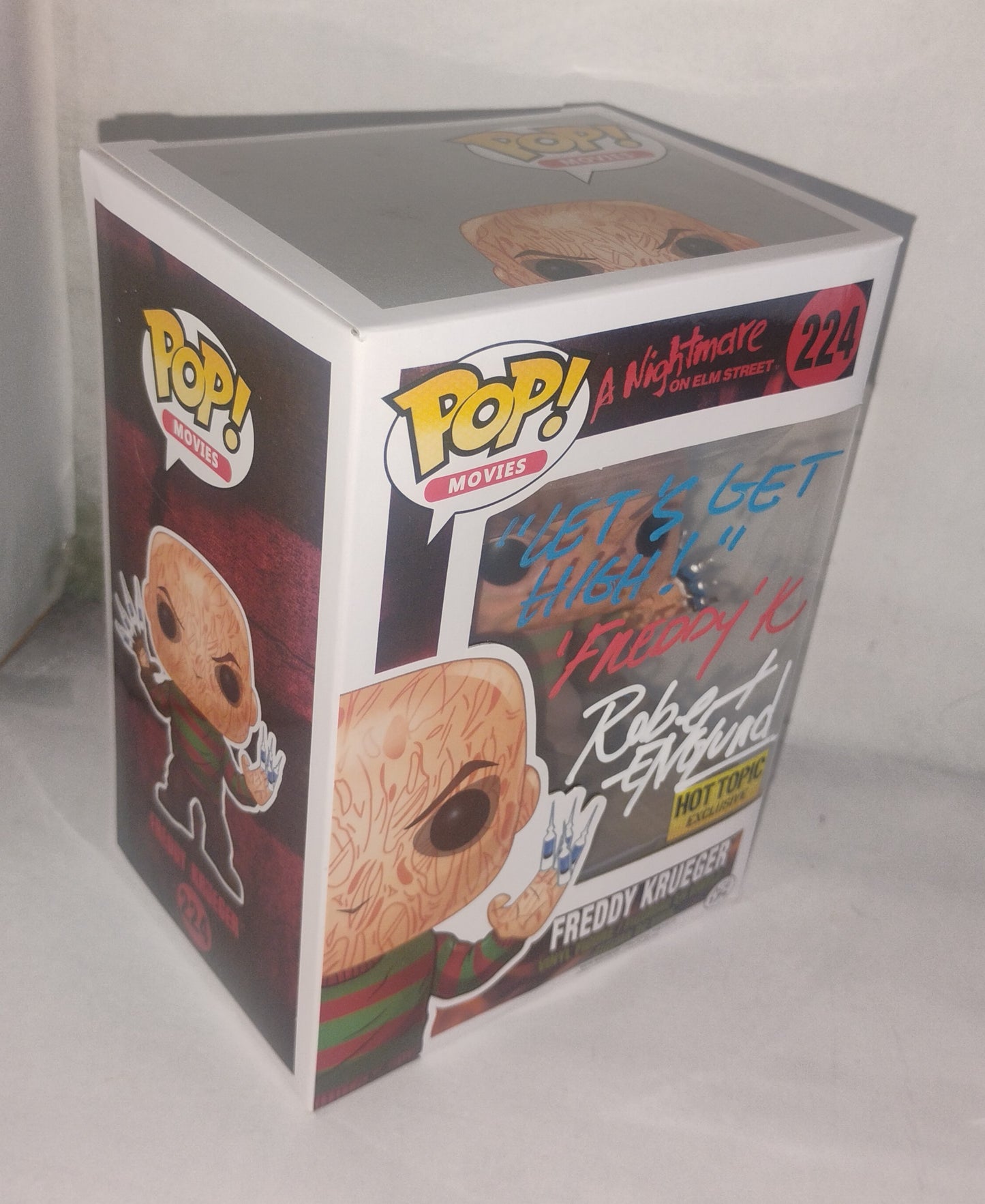 Robert Englund Hand Signed Autograph Freddy Krueger Funko Pop COA