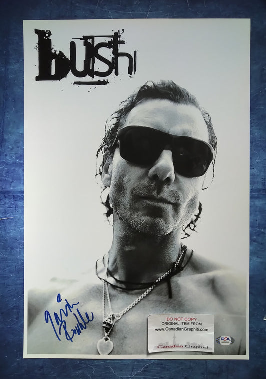 Gavin Rossdale Hand Signed Autograph 12x18 Photo PSA COA Bush