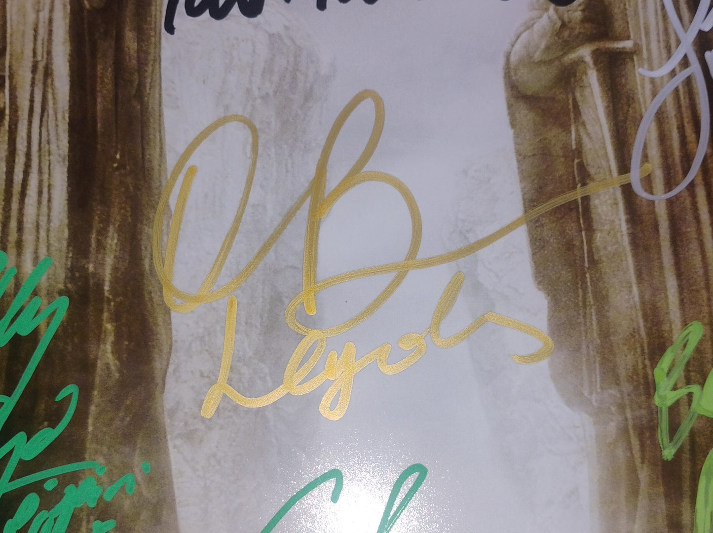 Lord Of The Rings 9x Hand Signed Autograph Poster COA
