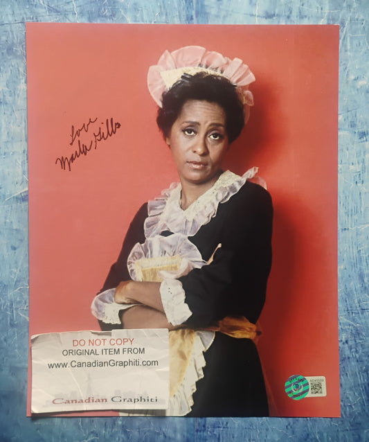 Marla Gibbs Hand Signed Autograph 8x10 Photo BAS COA The Jeffersons