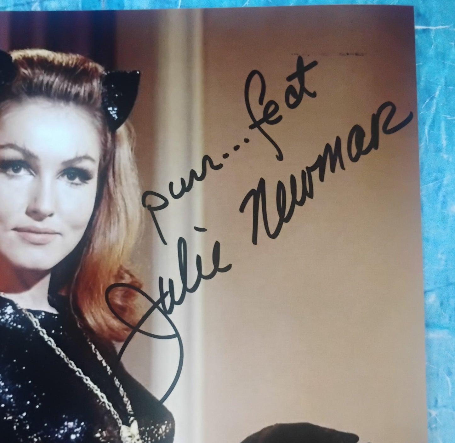 Julie Newmar Hand Signed Autograph 8x10 Photo COA Catwoman