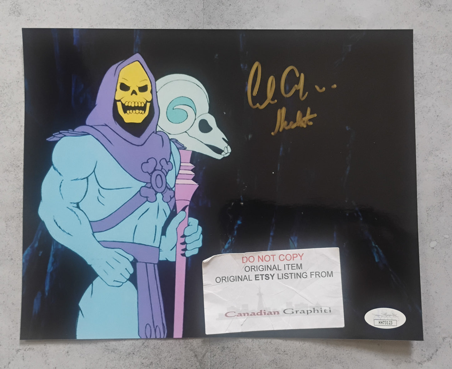Alan Oppenheimer Hand Signed Autograph 8x10 Photo JSA COA Skeletor