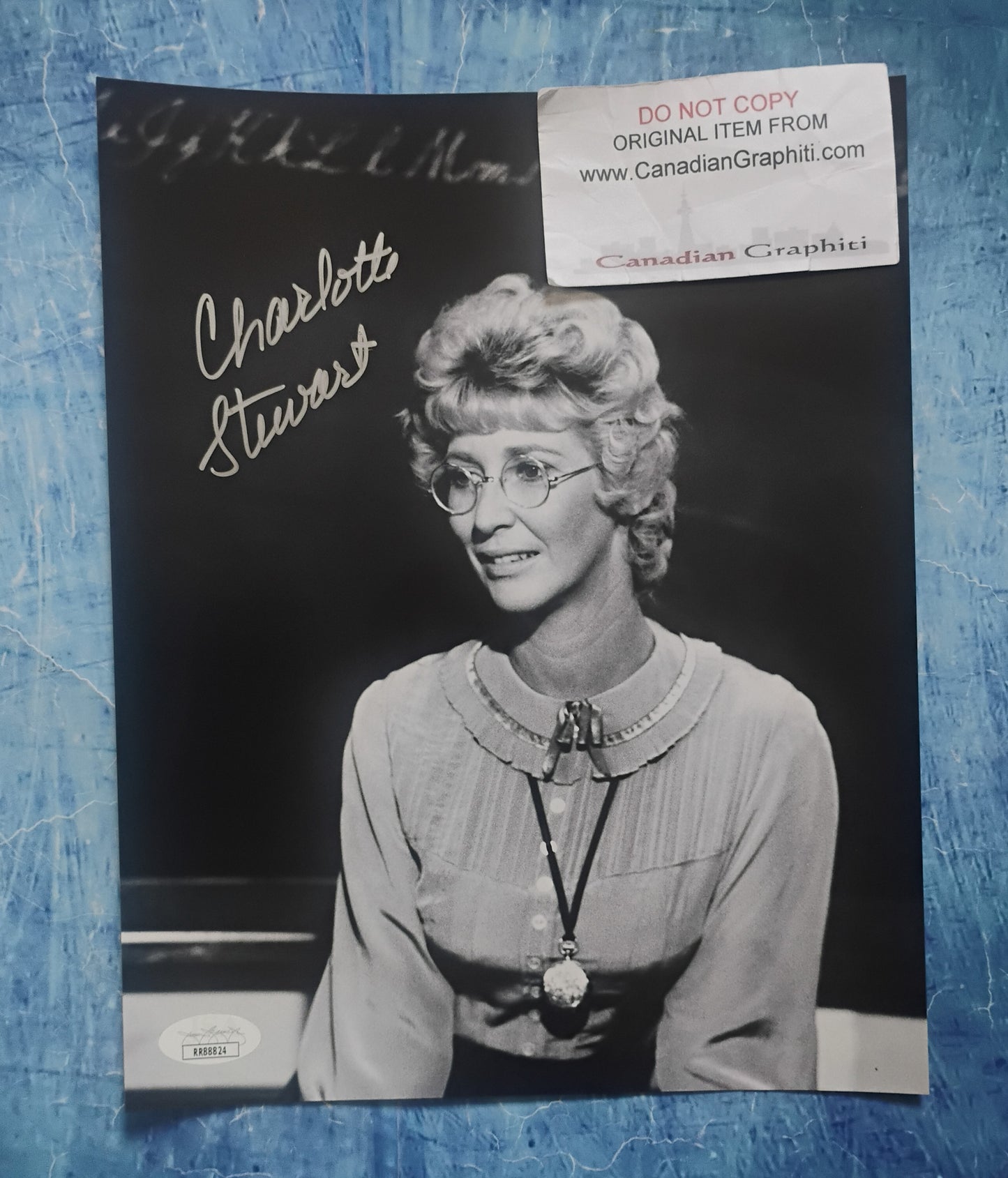 Charlotte Stewart Hand Signed Autograph 8x10 Photo JSA COA Little House On The Prairie