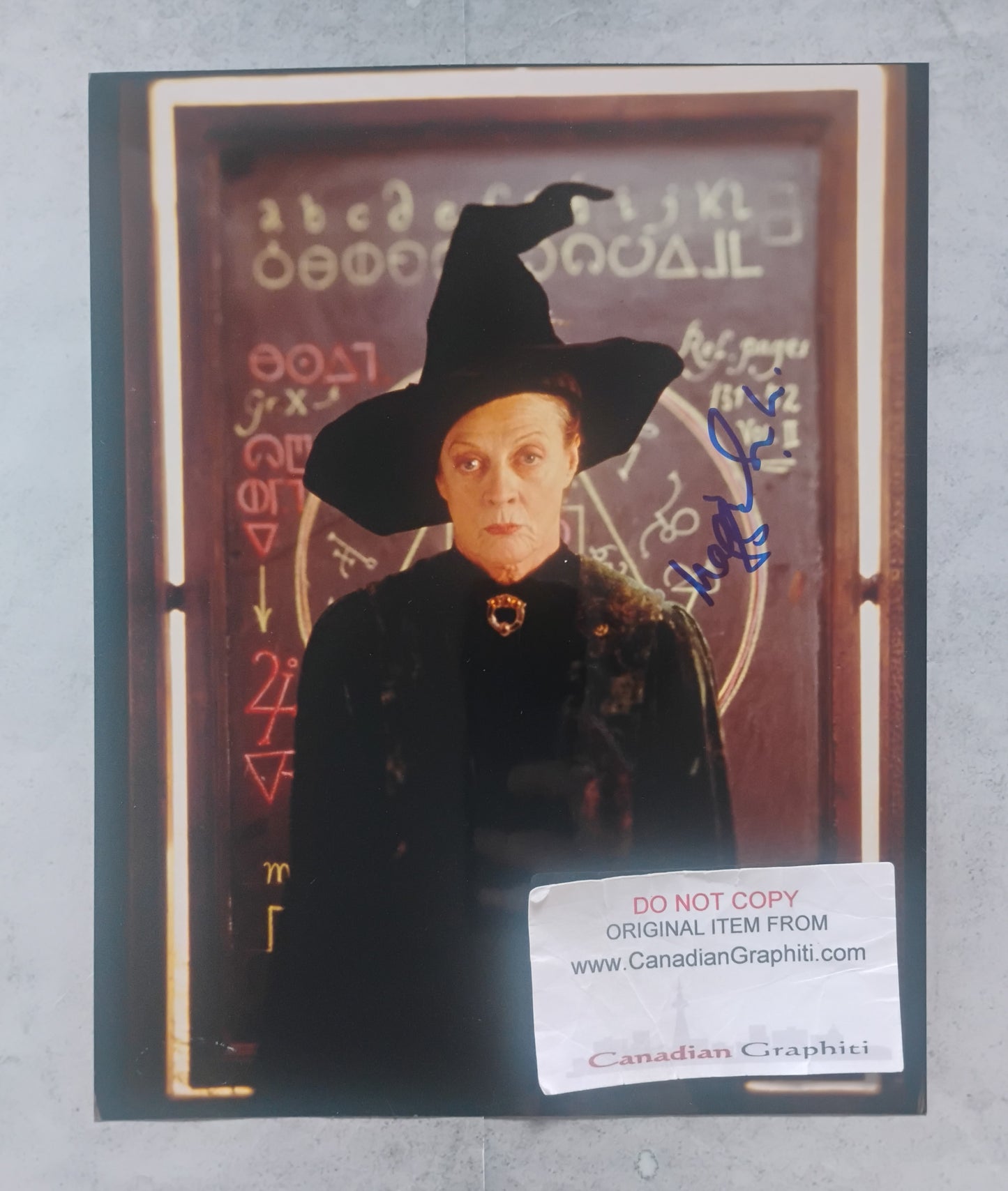 Maggie Smith Hand Signed Autograph 8x10 Photo BAS COA Harry Potter