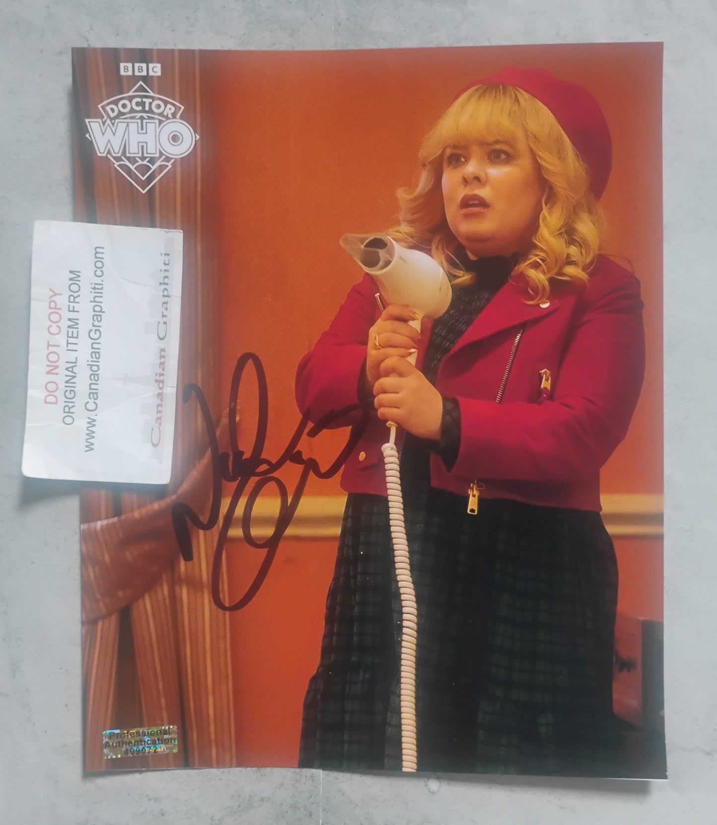 Nicola Coughlin Hand Signed Autograph 8x10 Photo COA Doctor Who